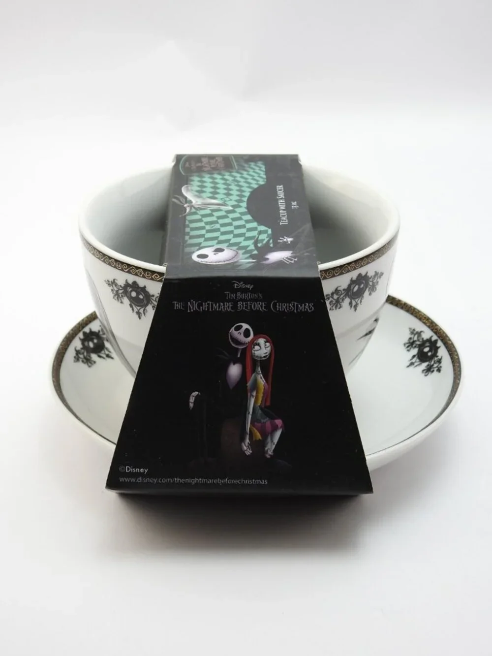 New Disney Nightmare Before Christmas Jack Sally Teacup Saucer Set